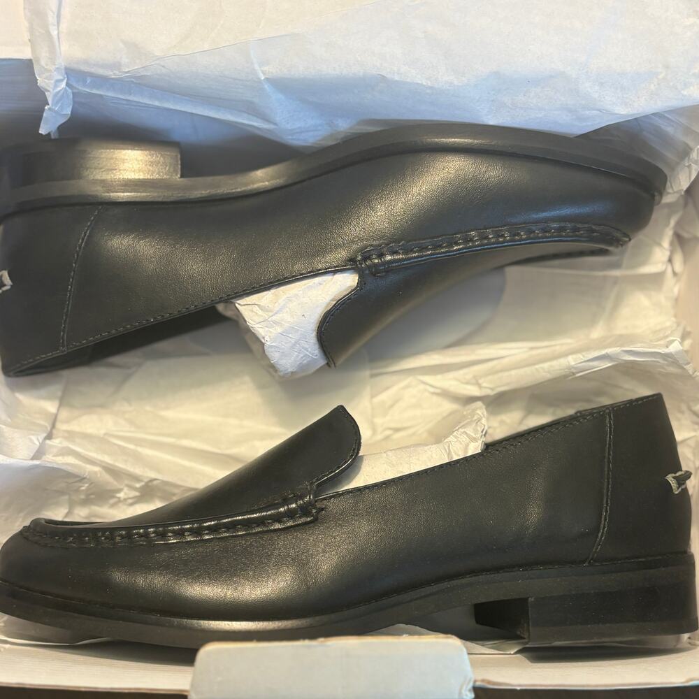 Everlane Modern Loafer 8 NWT Black Leather Flats Academia 90s Y2K Prep - Picture 6 of 8
